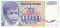 Yugoslavia From 1971 1,000,000 Dinara, 1993